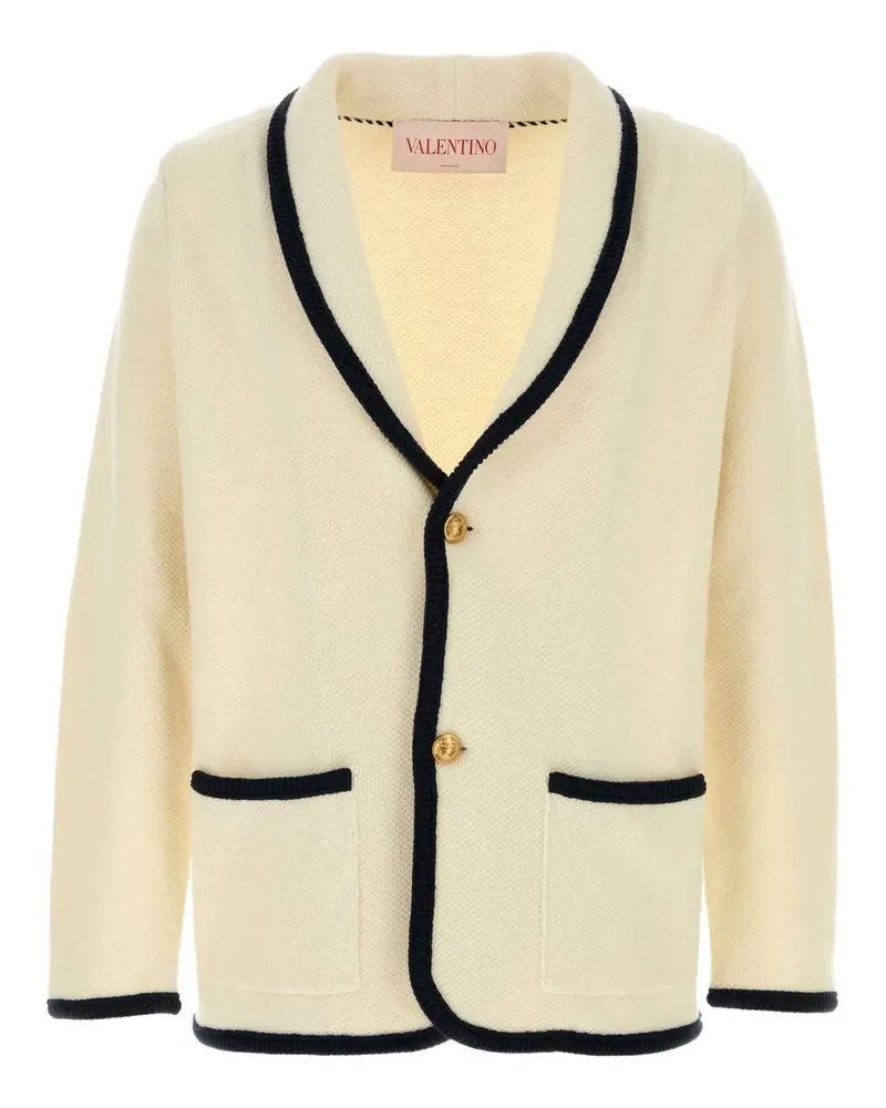 Valentino Garavani Einreihige Jacke - Weiß Weiß
