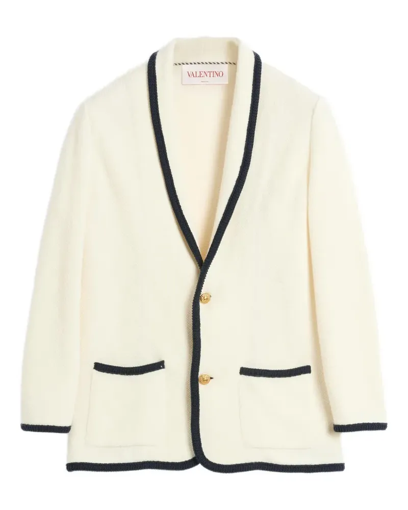 Valentino Garavani Einreihige Jacke - Weiß Weiß