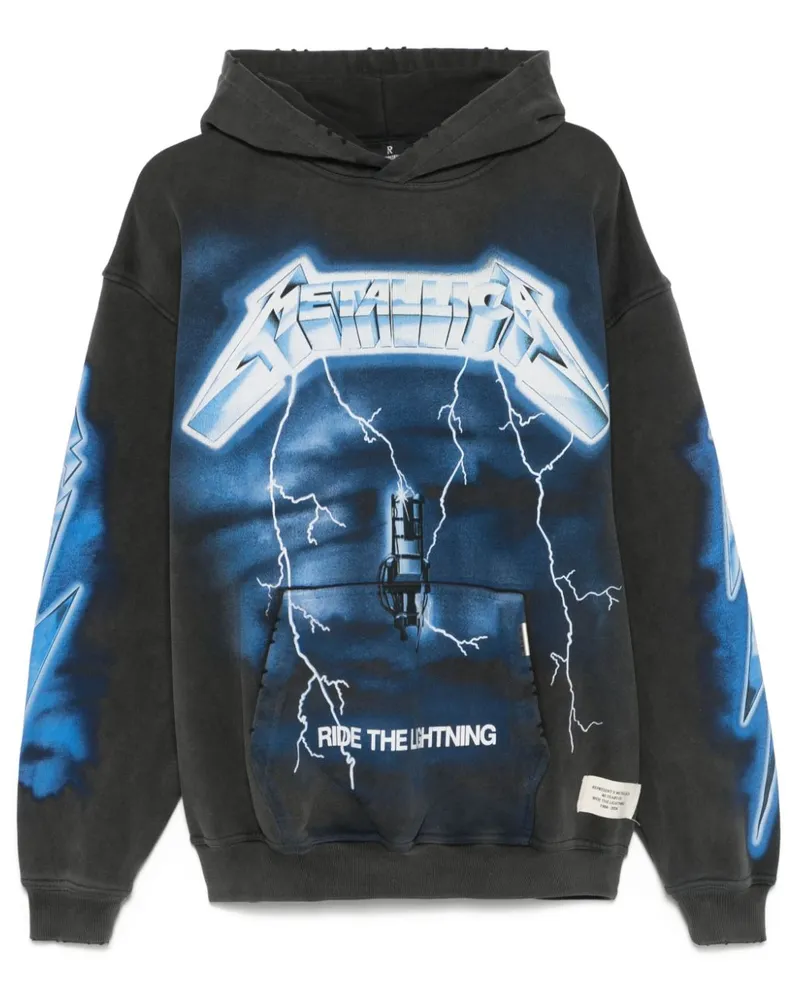 REPRESENT x Metallica Ride The Lightning Hoodie - Grau Grau