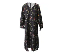 Josie Kleid mit Blumen-Print - Schwarz
