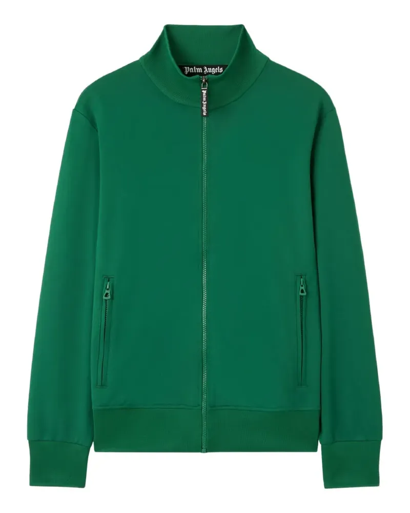 Palm Angels curved logo sweater - Grün Grün