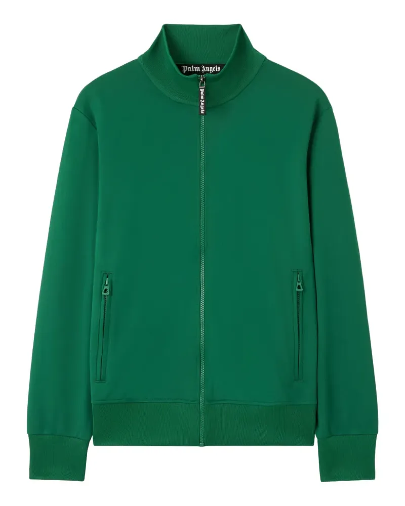 Palm Angels Pullover mit Logo - Grün Grün