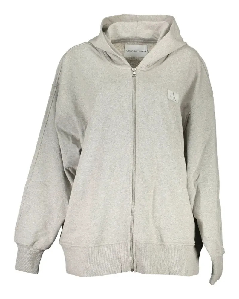 Calvin Klein Kapuzenjacke mit Reißverschluss - Grau Grau