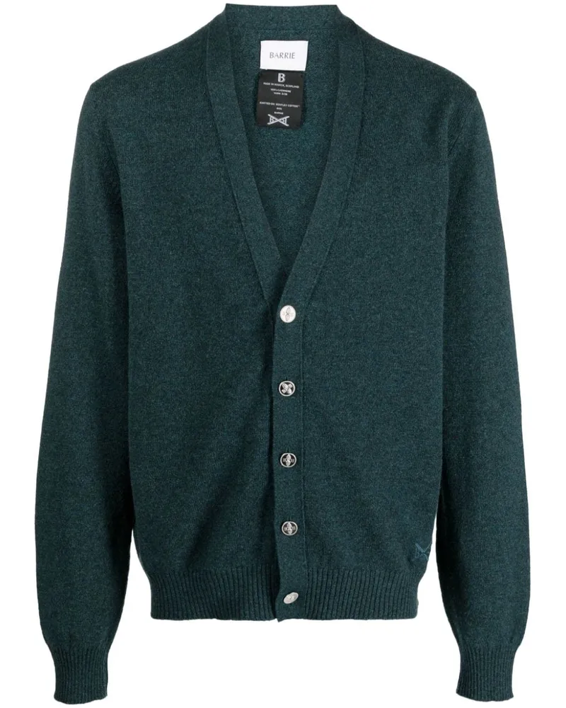 Barrie B Label Cardigan aus Kaschmir - Grün Grün