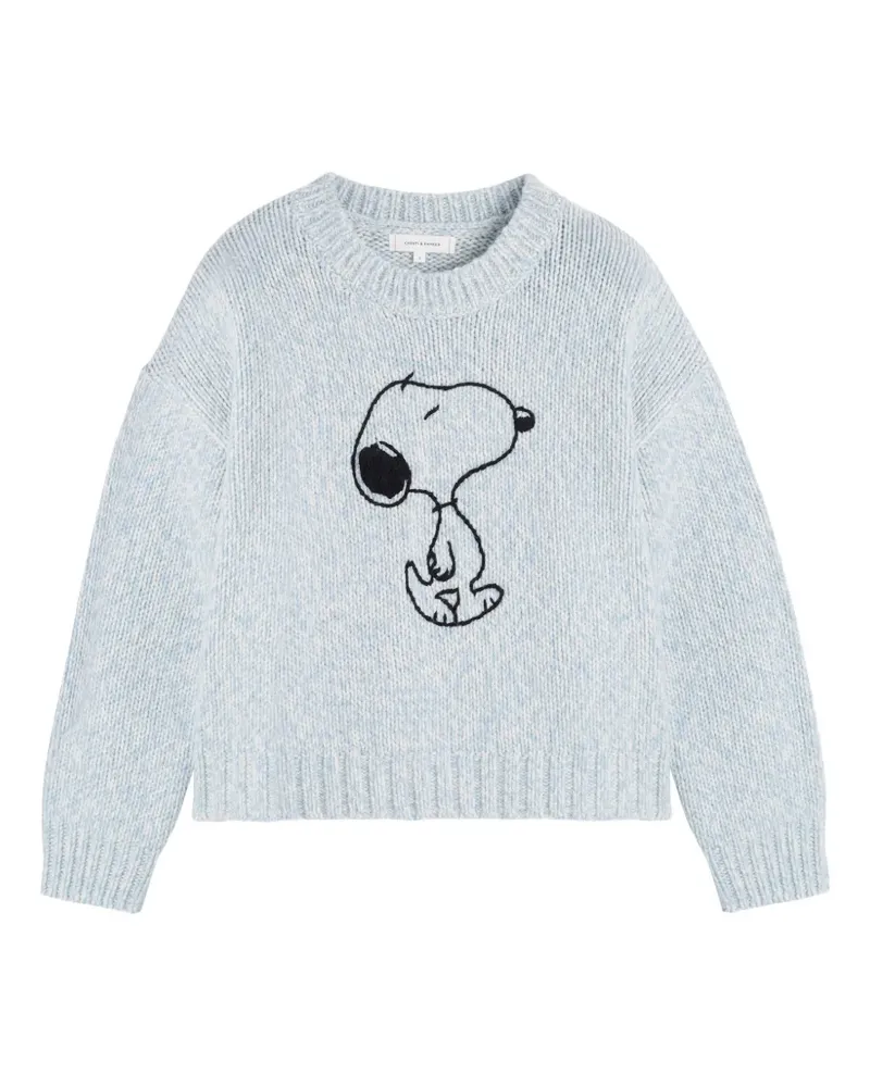 Chinti & Parker Snoopy Pullover - Blau Blau