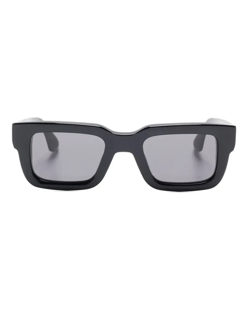 CHIMI 05 Core Sonnenbrille mit eckigem Gestell - Schwarz Schwarz