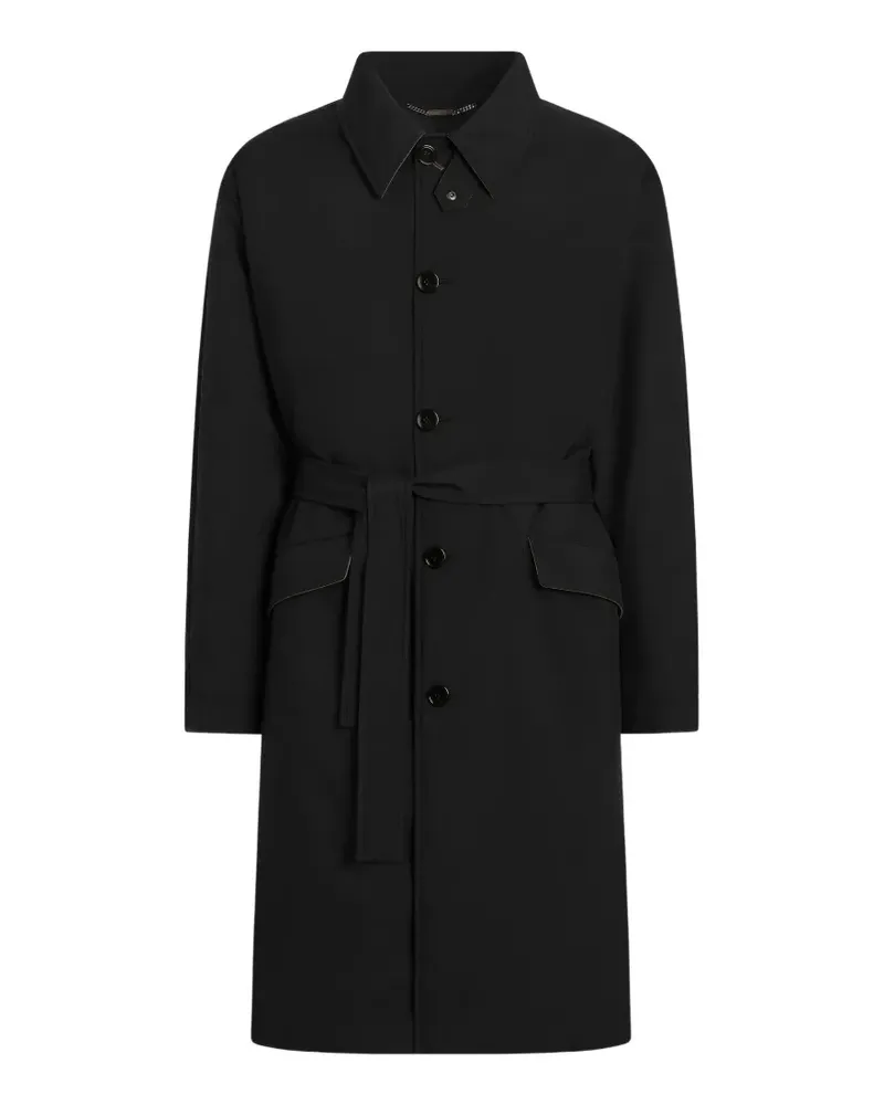 Dolce & Gabbana Einreihiger Mantel - Schwarz Schwarz