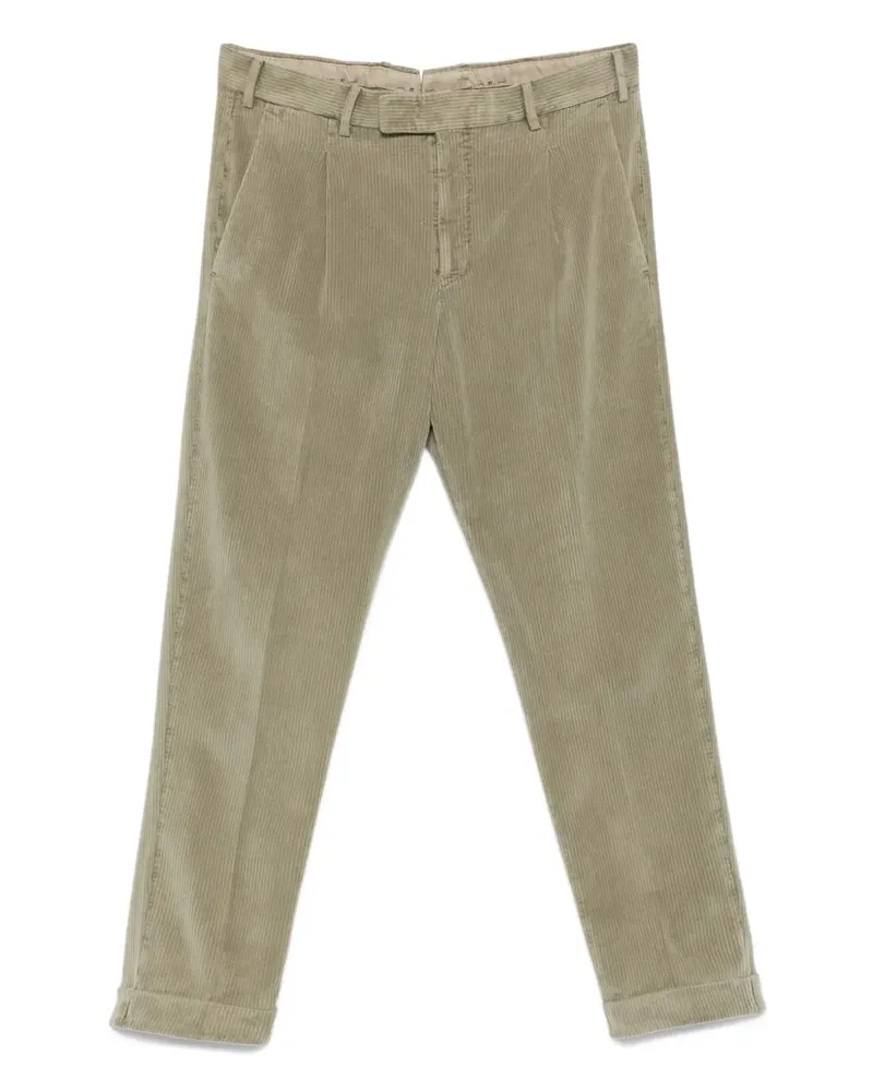 PT TORINO Cordhose mit Falten - Grün Grün