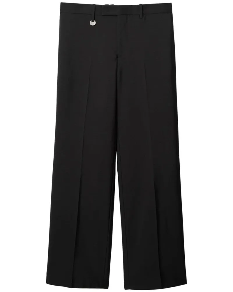 Burberry Hose mit geradem Bein - Schwarz Schwarz