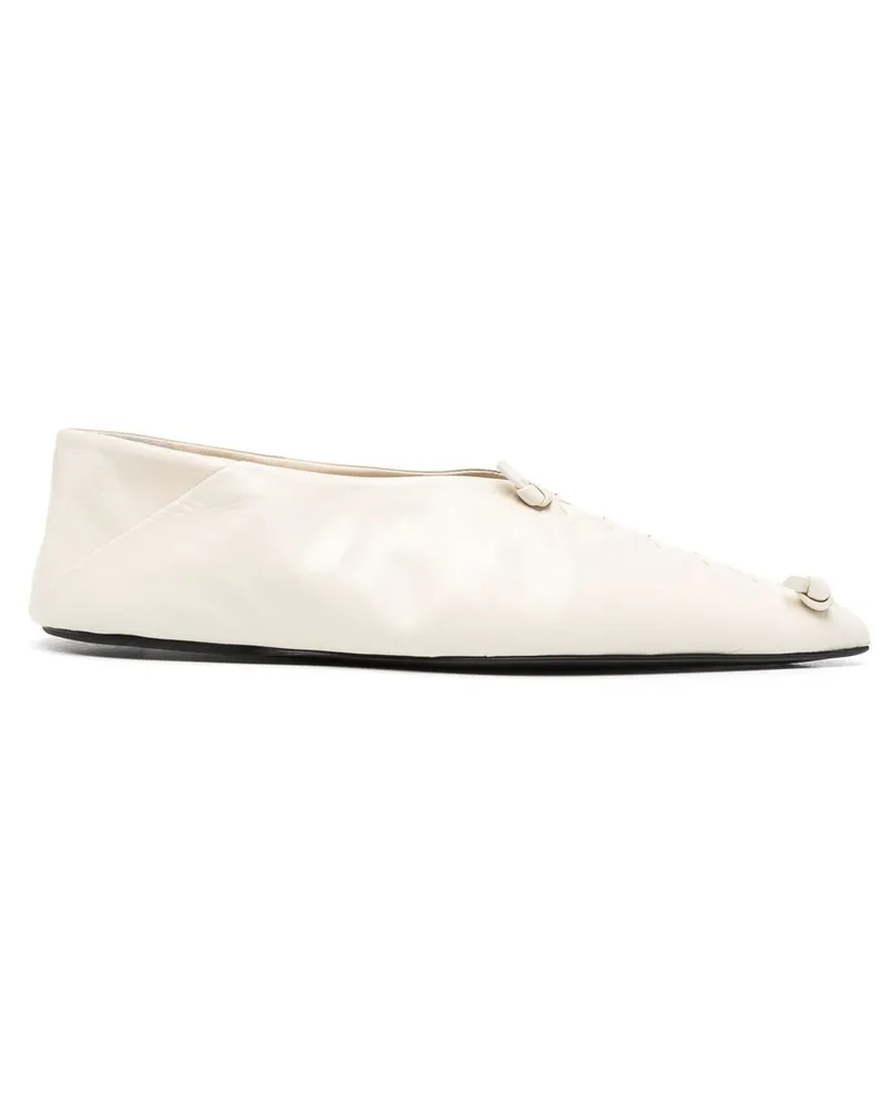 Jil Sander Ballerinas mit Knotendetail - Nude Nude