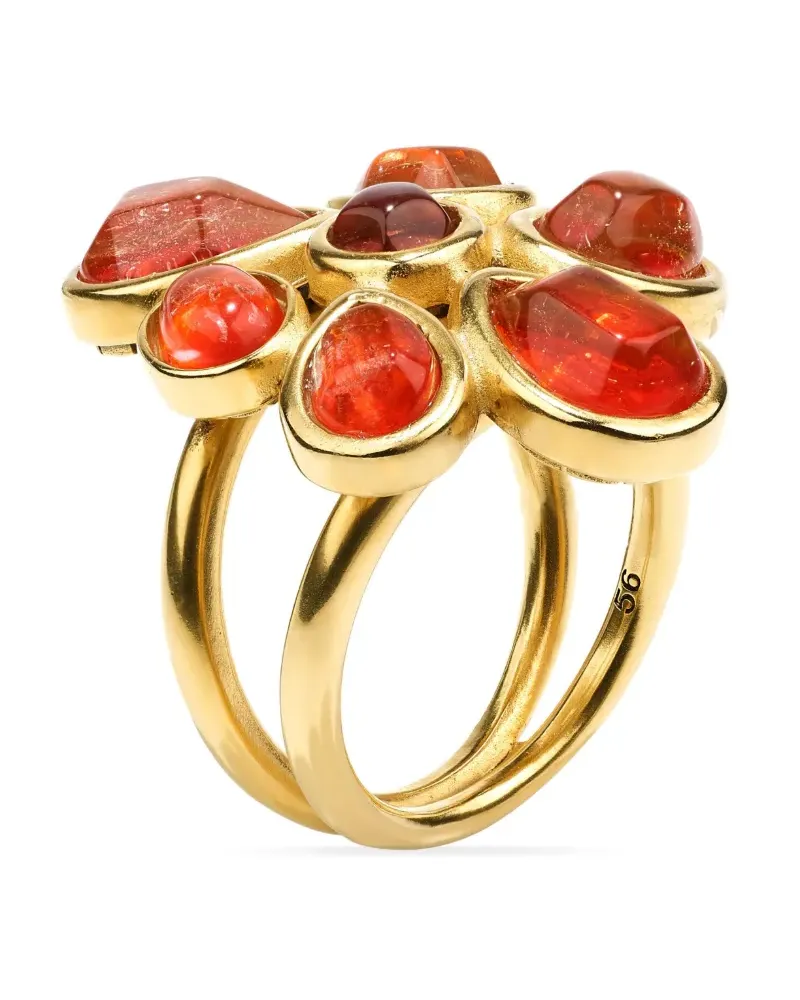 Goossens Paris Mini Cabochons Ring mit Kristallen - Mehrfarbig Mehrfarbig