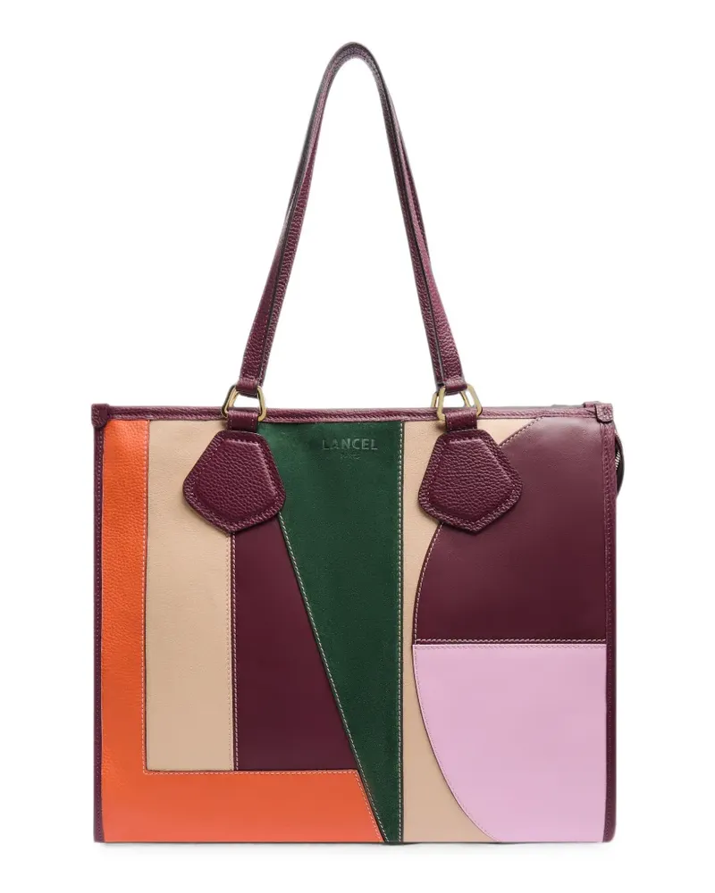 Lancel Jour patchwork leather tote bag - Violett Violett