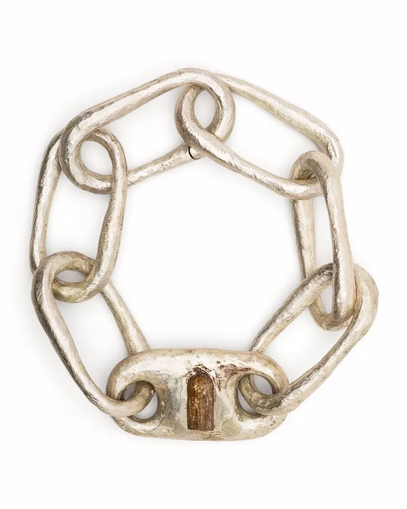 Parts Of Four Armspange mit Pavé - Silber Silber