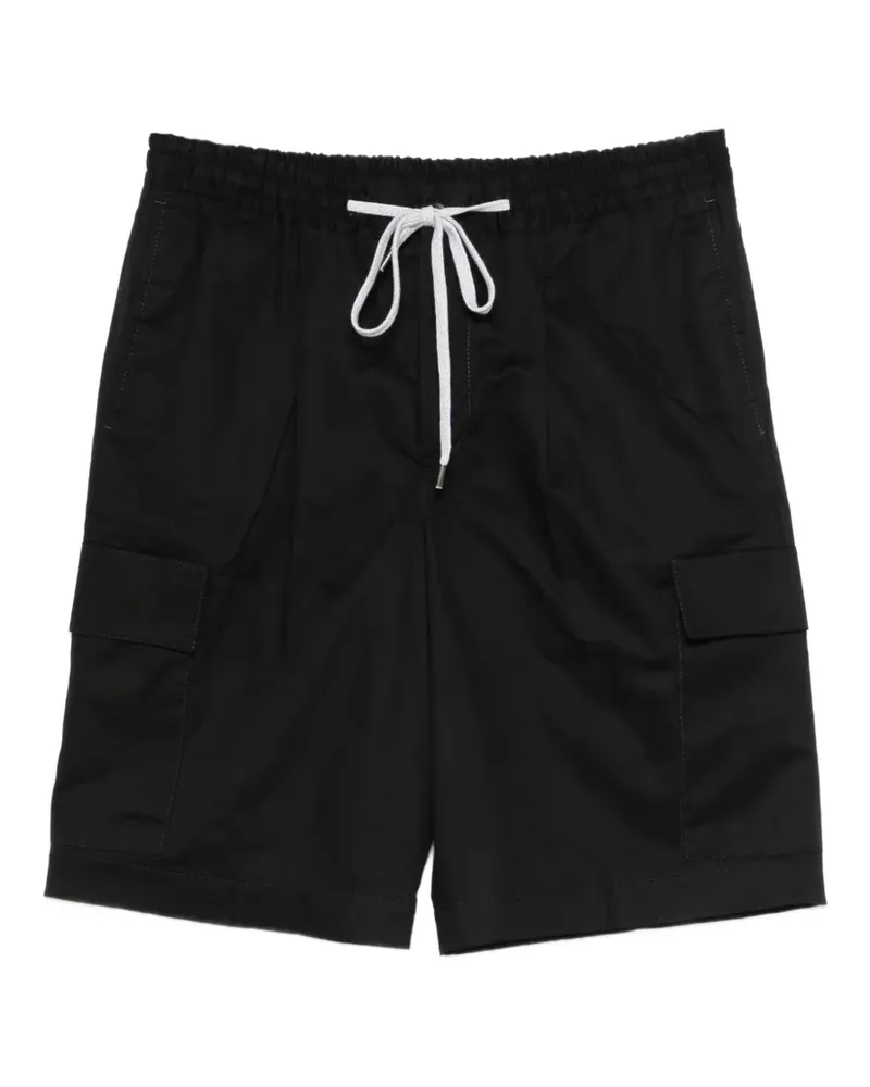 PT TORINO Cargo-Shorts mit Kordelzug - Schwarz Schwarz