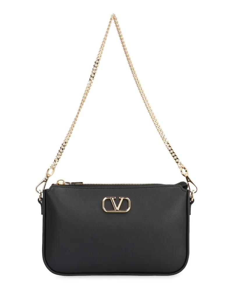 Valentino Garavani Mini VLogo Signature Umhängetasche mit Logo - Schwarz Schwarz