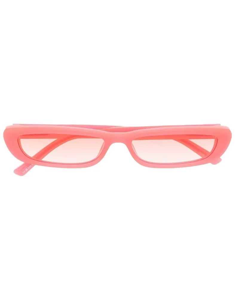 Linda Farrow x The Attico Thea Sonnenbrille Rosa