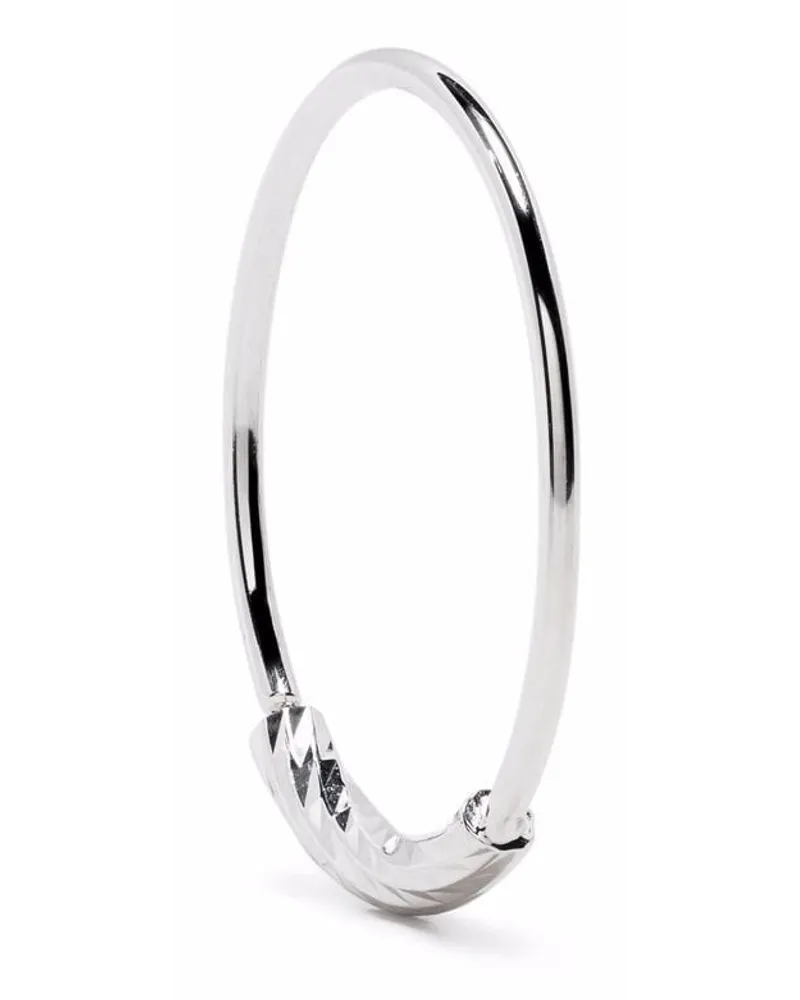 Maria Black 14kt Nancy 14 Weißgoldcreole - Silber Silber