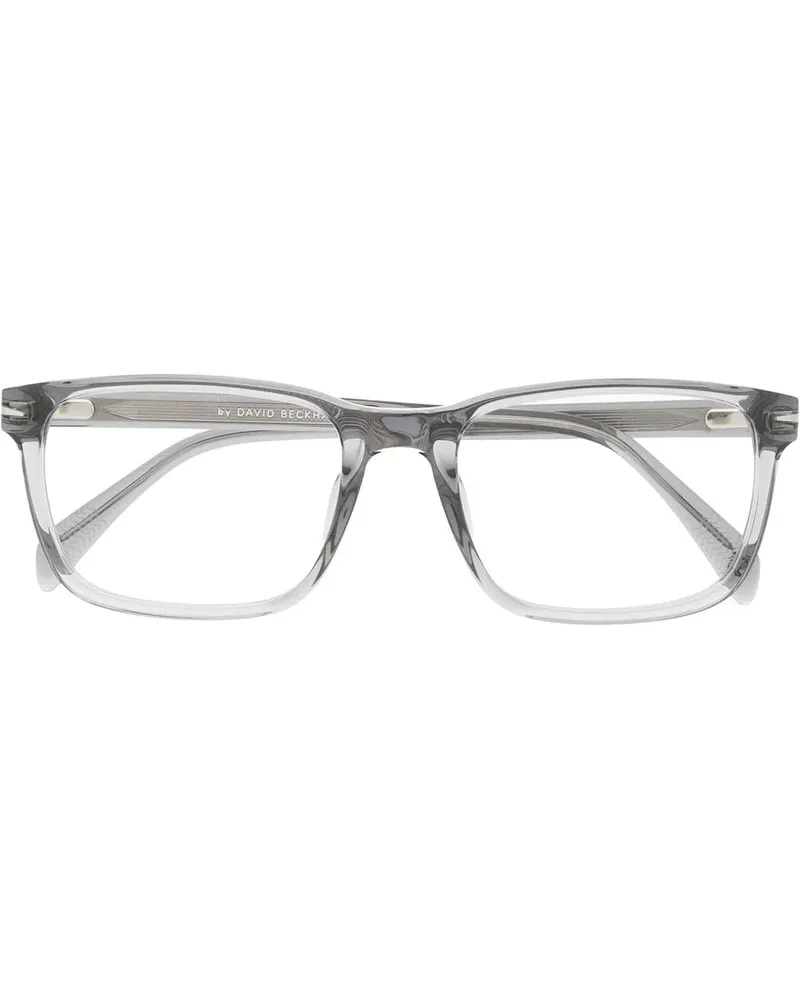 EYEWEAR by DAVID BECKHAM Brille mit eckigem Gestell - Grau Grau