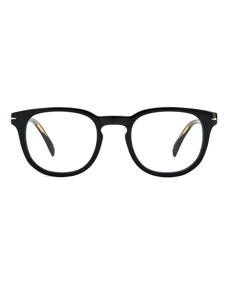 EYEWEAR by DAVID BECKHAM round-frame glasses - Schwarz Schwarz