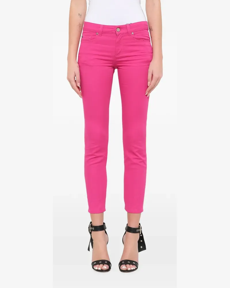 Alexander McQueen belt-loop skinny-fit jeans - Rosa Rosa