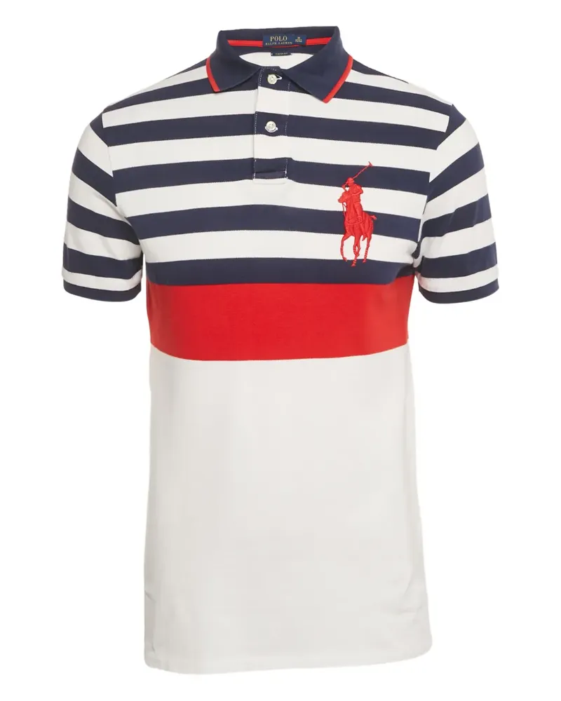 Ralph Lauren Poloshirt mit Logo-Stickerei - Weiß Weiß