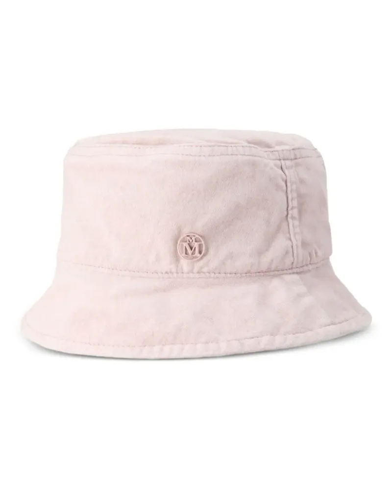 Maison Michel Hut mit Logo-Schild - Rosa Rosa