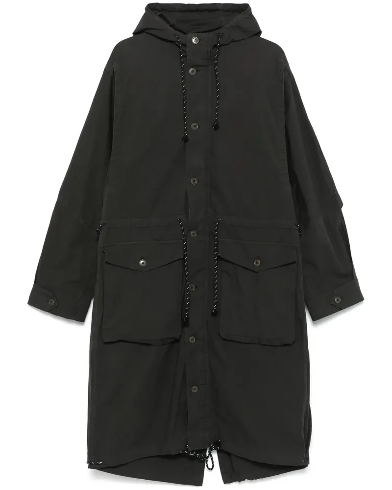 Henrik Vibskov Uncut Parka - Schwarz Schwarz