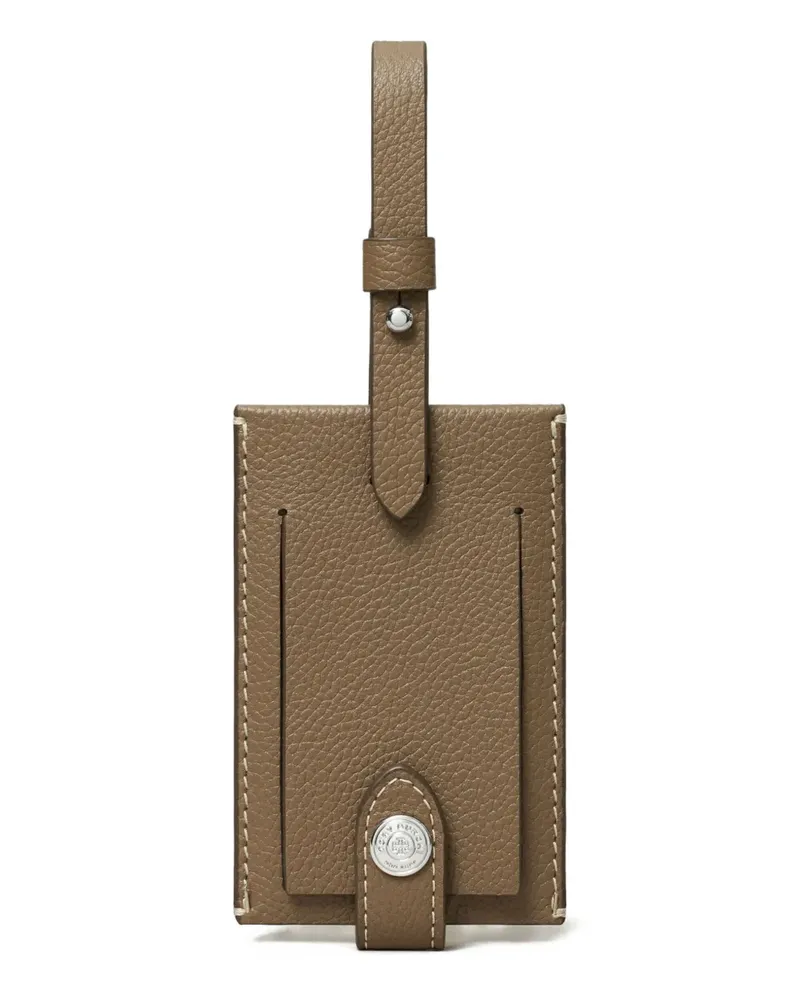 Tory Burch Gekörnte Gepäckanhänger - Braun Braun
