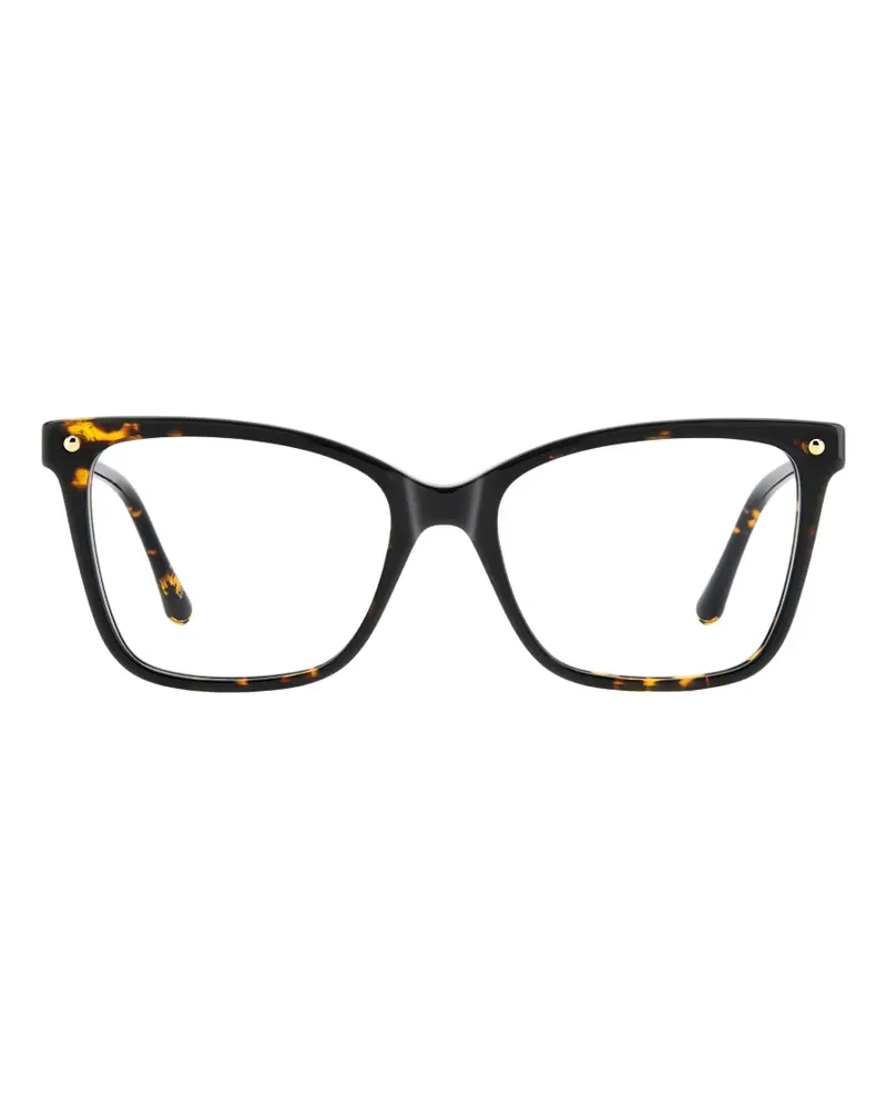 Carolina Herrera New York Eckige Brille in Schildpattoptik - Braun Braun