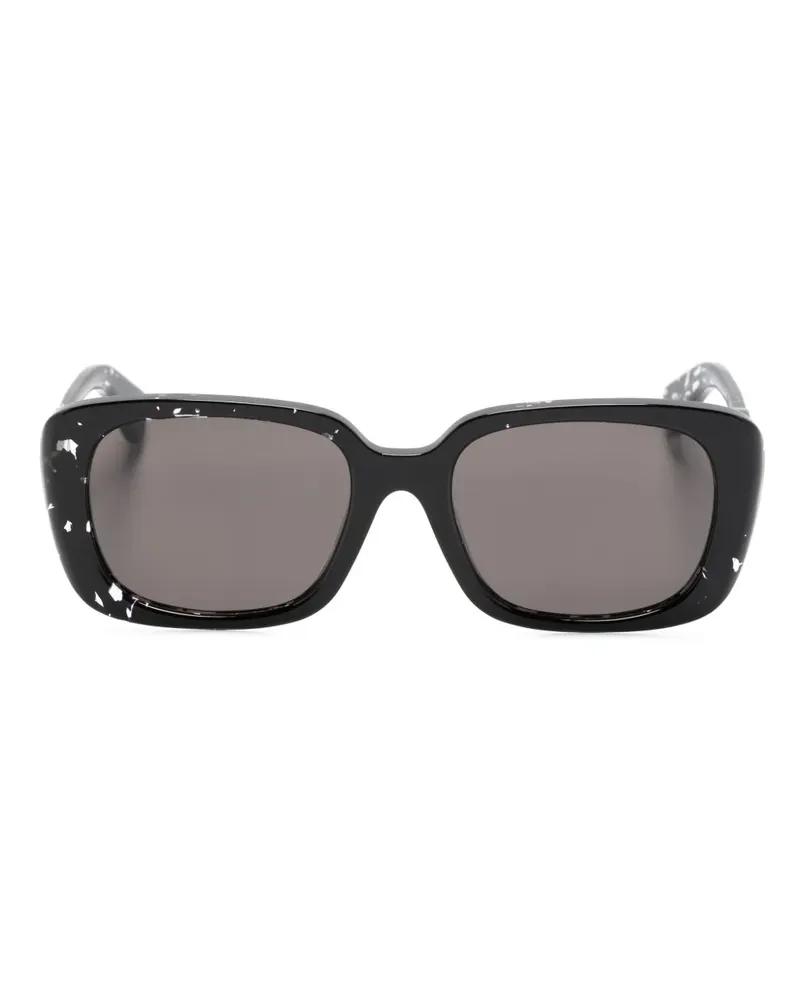 Chloé Sonnenbrille mit eckigem Gestell - Schwarz Schwarz