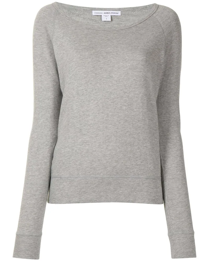 James Perse Sweatshirt im Vintage-Look Grau