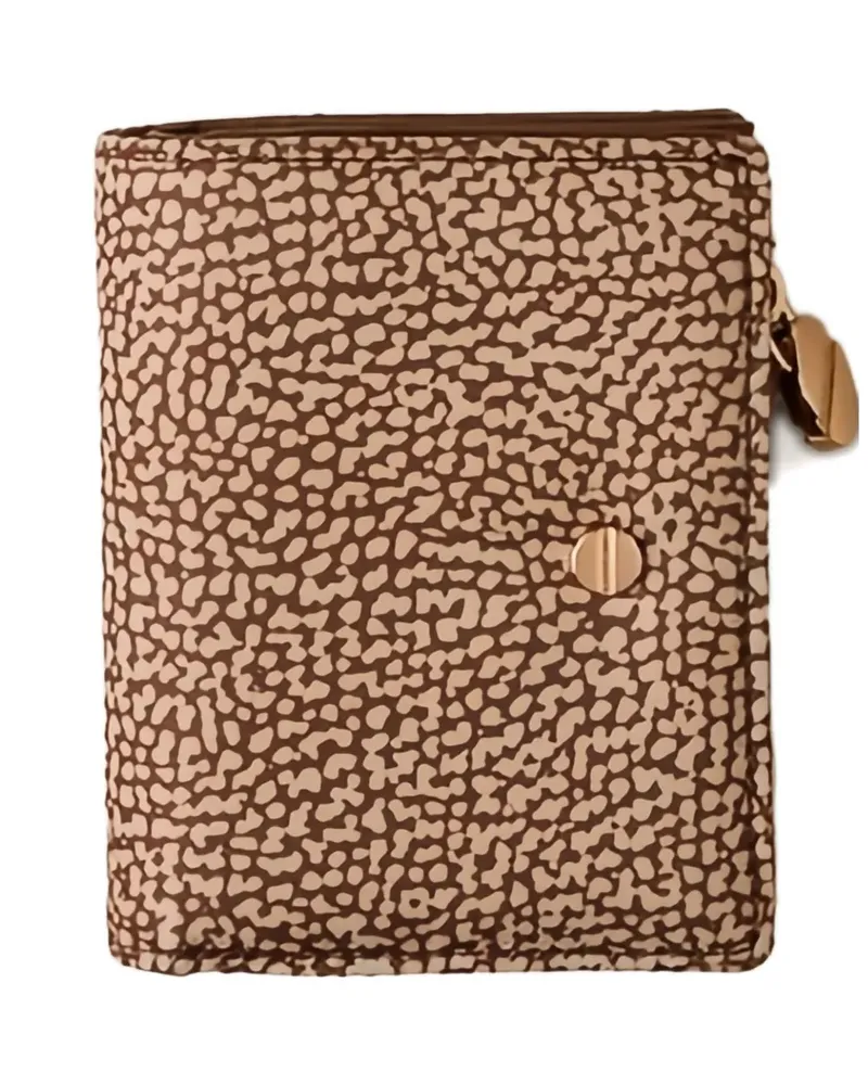 Borbonese eye-of-the-partridge print wallet - Braun Braun