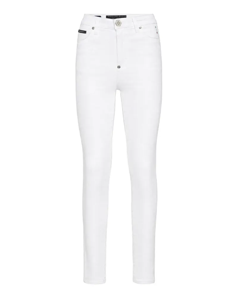 Philipp Plein high-waist jeggings - Weiß Weiß