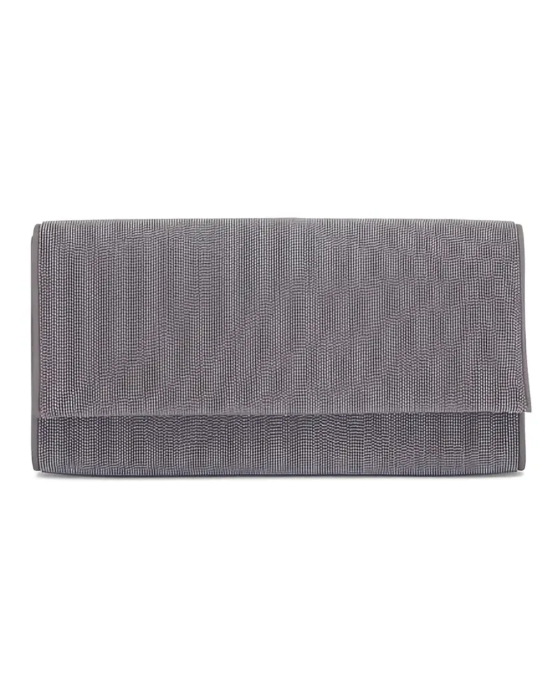 Brunello Cucinelli Precious Clutch - Grau Grau