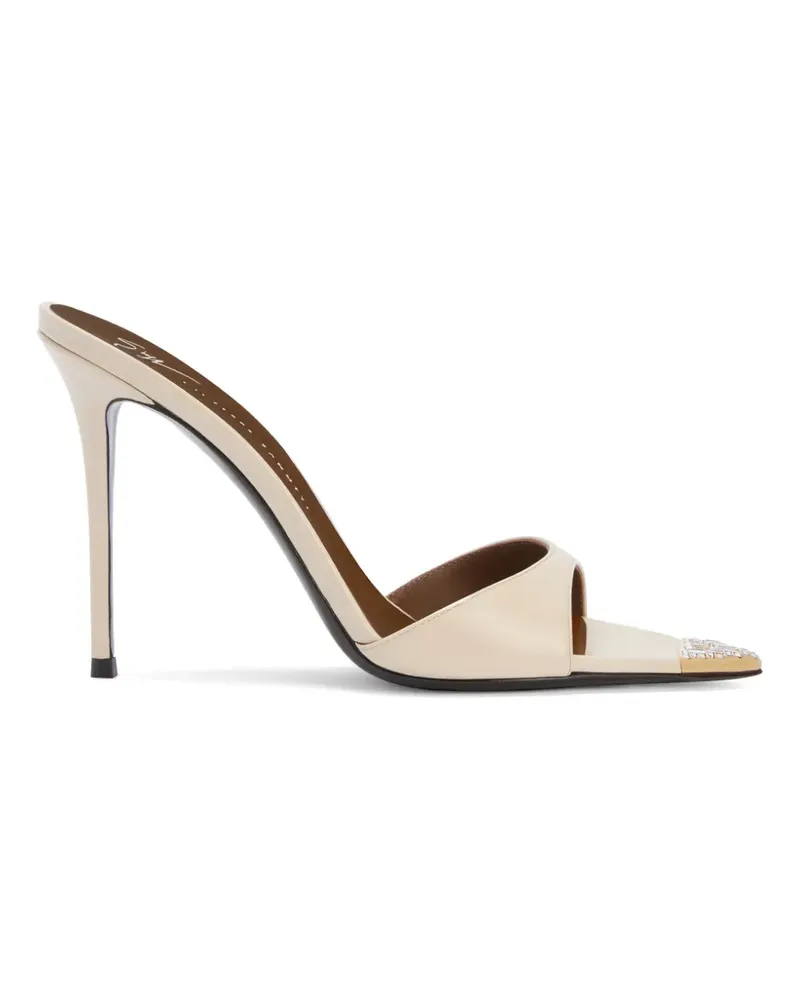 Giuseppe Zanotti Intrigo Sandalen mit Strass - Nude Nude