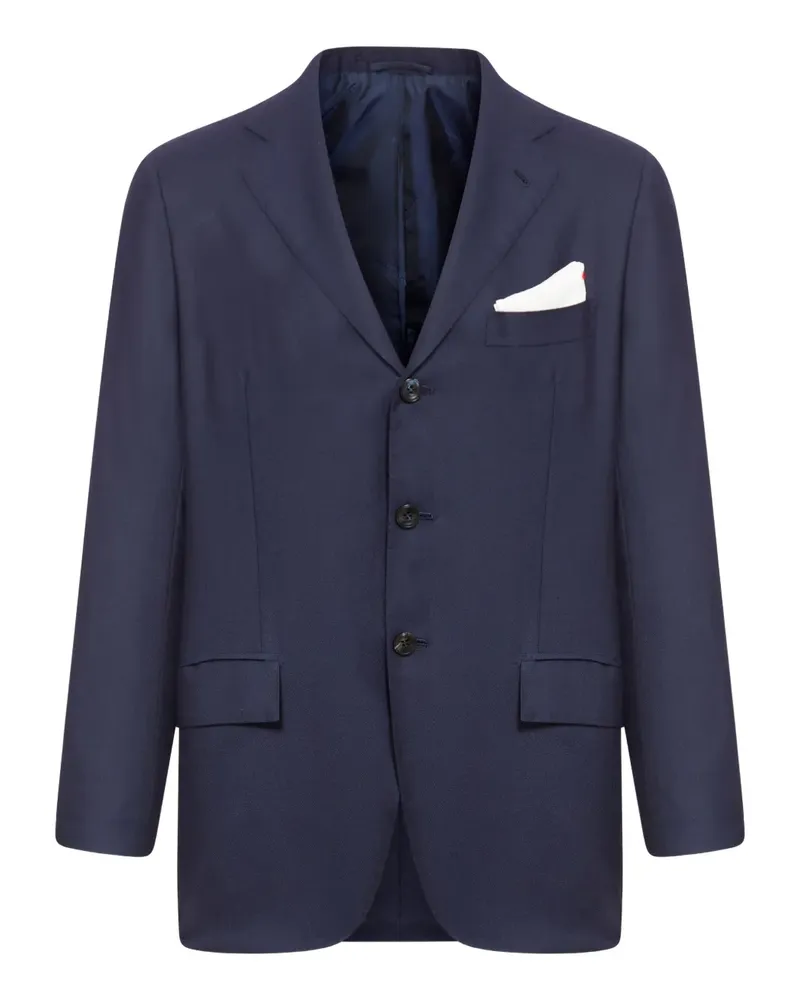Kiton Sakko aus Kaschmir - Blau Blau