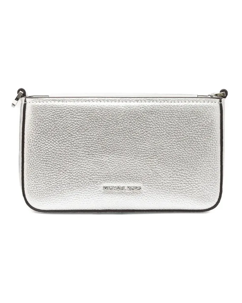 Michael Kors Strukturierte Bryant Umhängetasche - Silber Silber