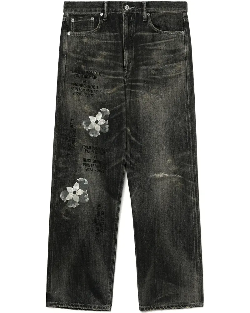 Yohji Yamamoto x Neighborhood Savage Jeans - Schwarz Schwarz