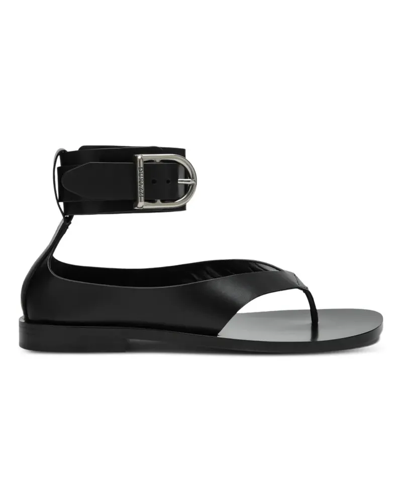 Durazzi Milano Sandalen mit Schnallen - Schwarz Schwarz