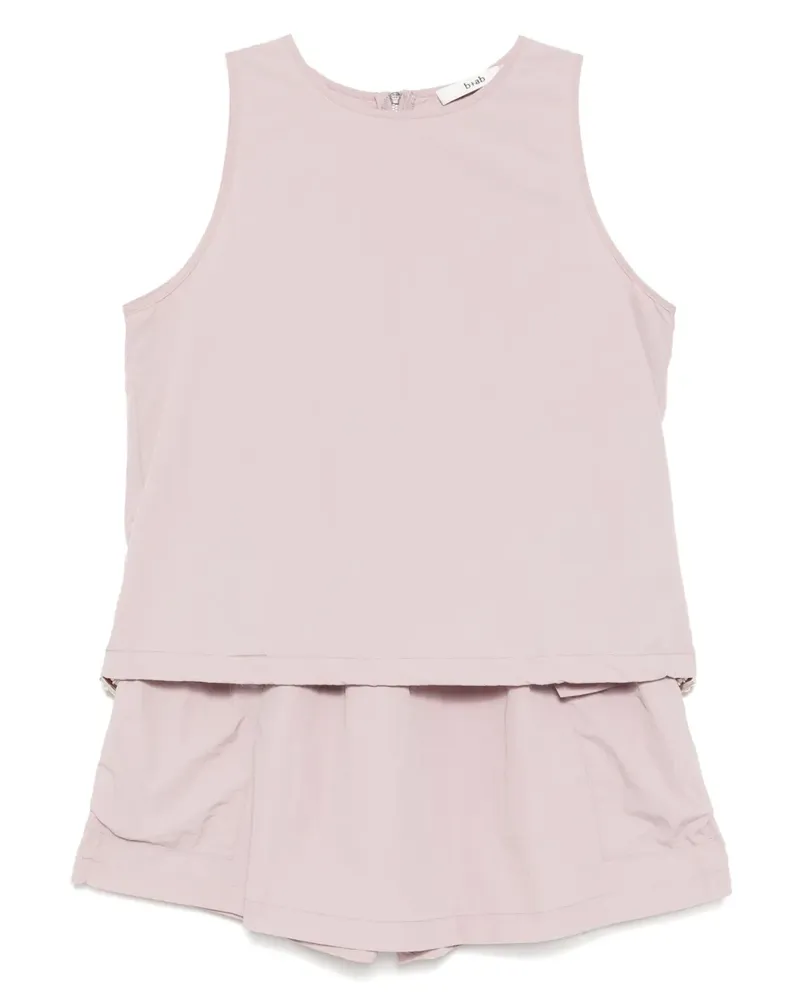 b+ab Set aus Top und Hosenrock - Violett Violett