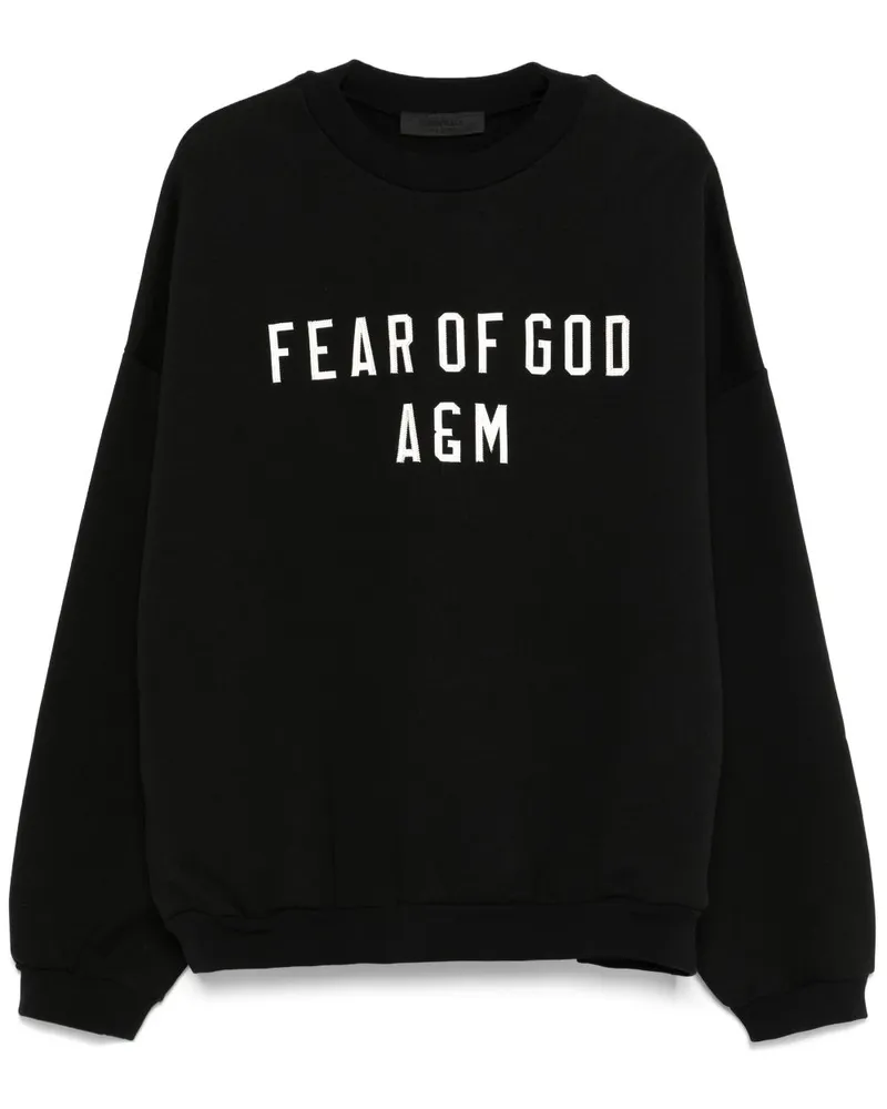 Fear of God Sweatshirt mit Logo-Stickerei - Schwarz Schwarz