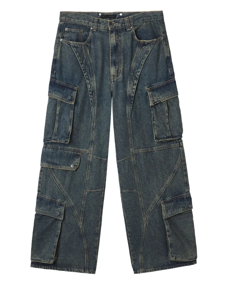 FIVE CM Jeans mit aufgesetzter Tasche - Blau Blau