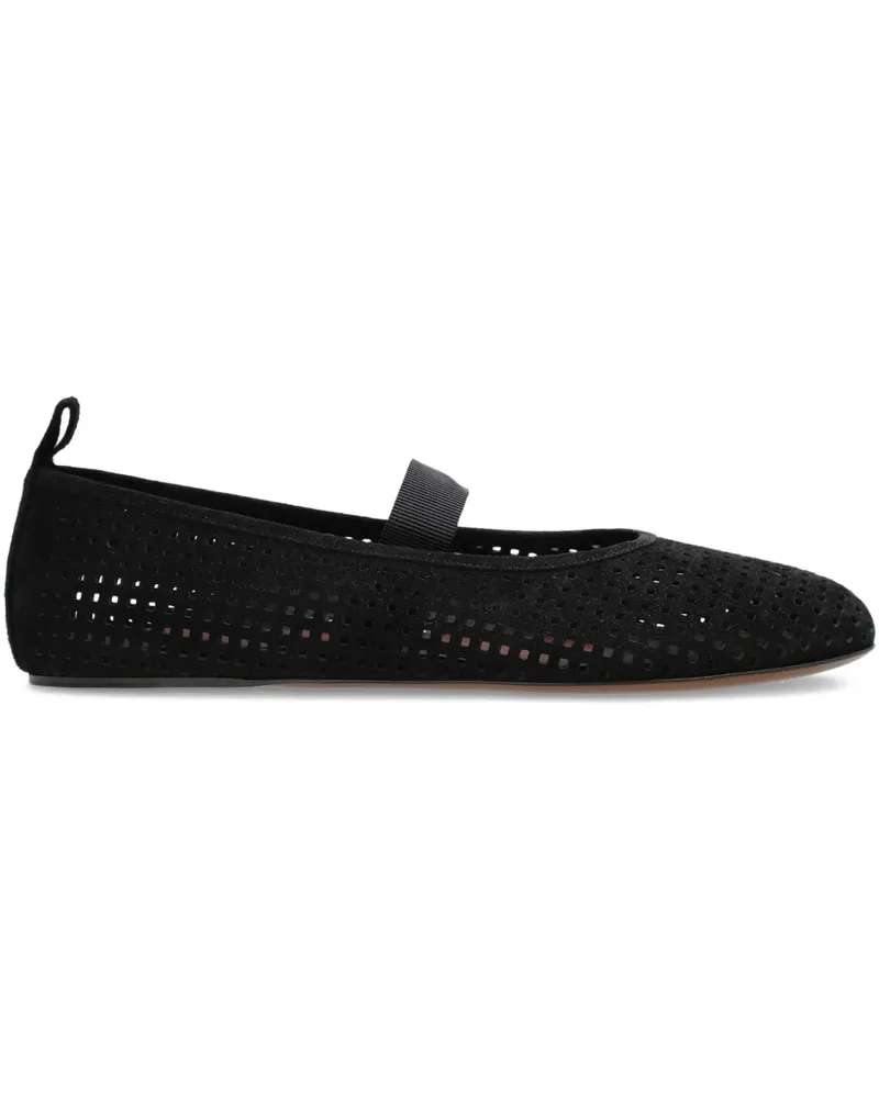 NEOUS Perforierte Homam Ballerinas - Schwarz Schwarz