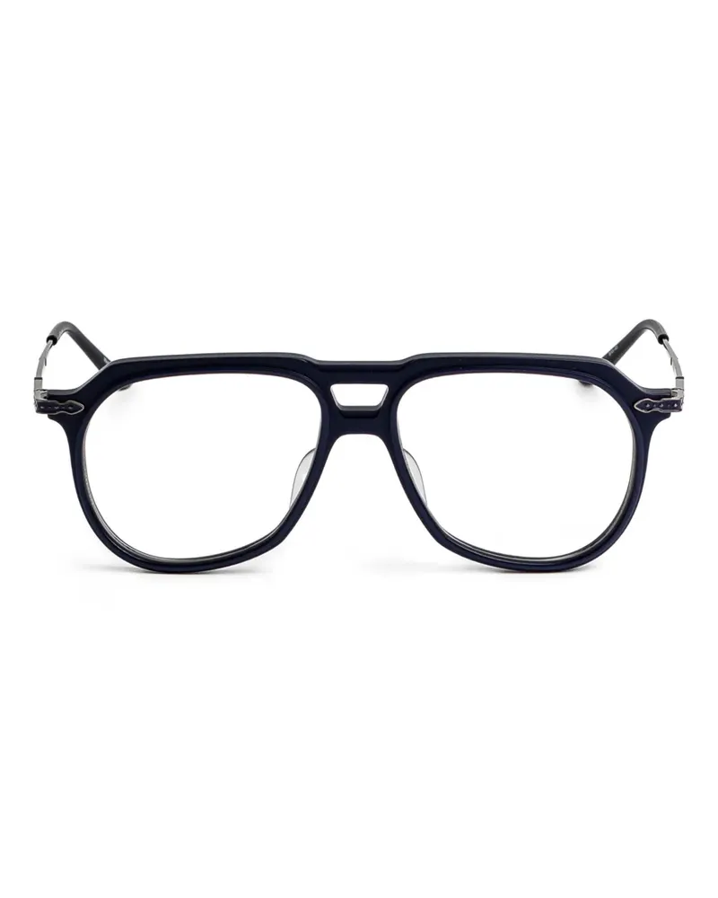 MATSUDA Geometrische Brille - Blau Blau