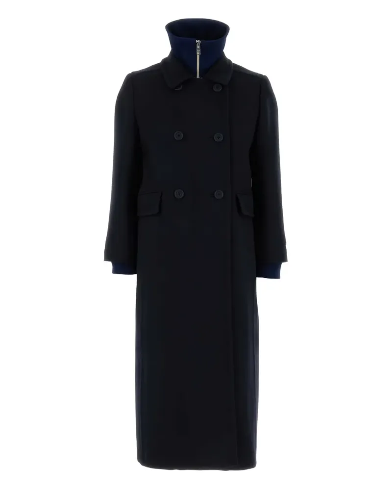 Prada double-breasted coat - Blau Blau