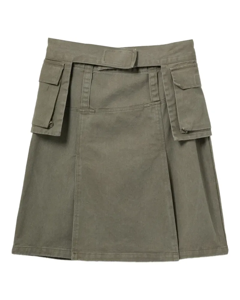 HALFBOY Rock mit aufgesetzten Taschen - Grün Grün