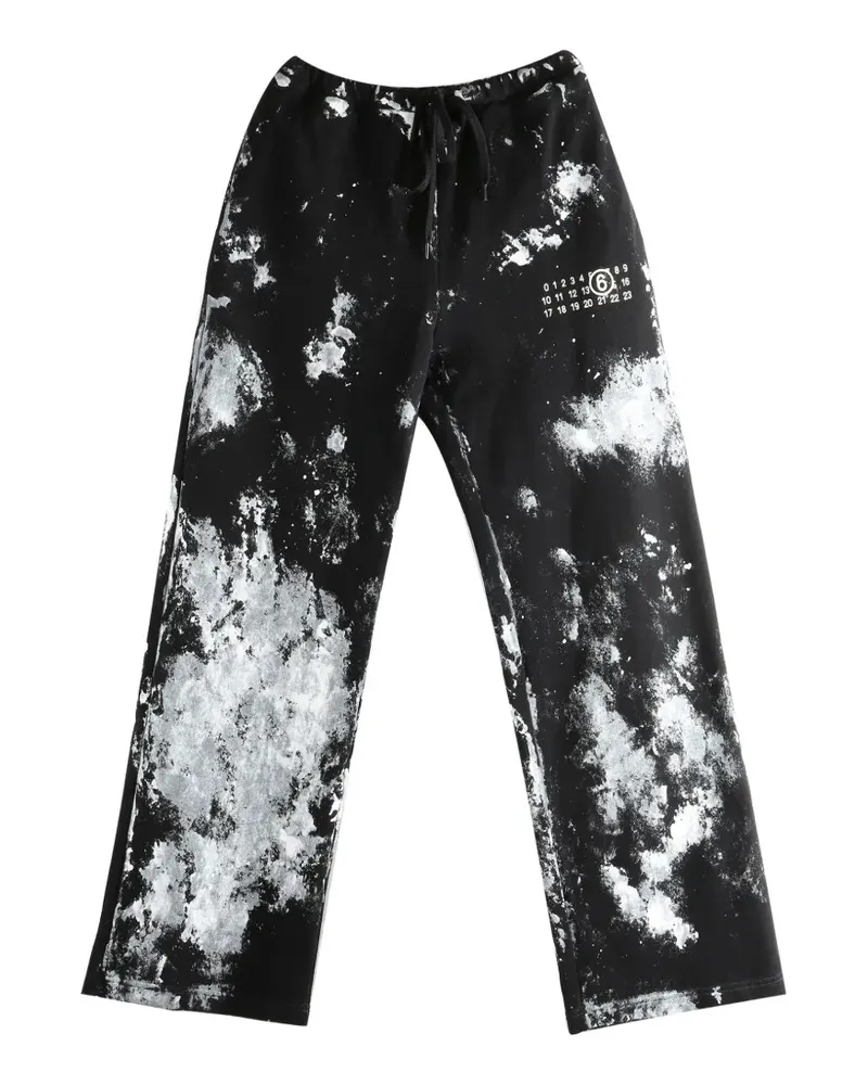 Maison Margiela tie-dye track pants - Schwarz Schwarz