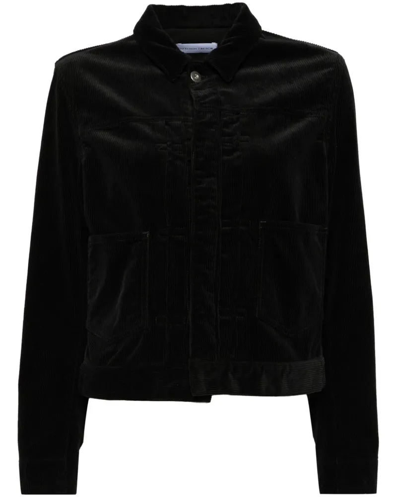 Tu Es Mon Trésor The Emerald Cordjacke - Schwarz Schwarz
