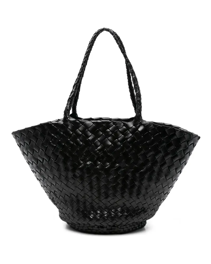 Dragon Diffusion Egola woven braided shoulder bag - Schwarz Schwarz