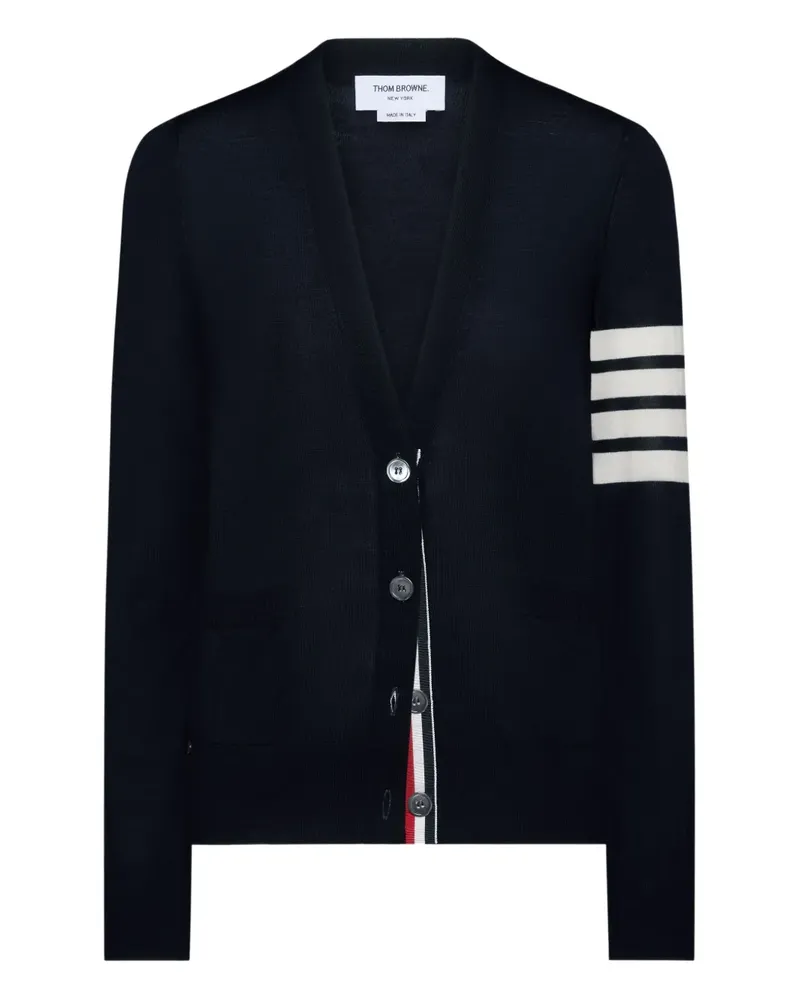 Thom Browne Cardigan mit Streifen - Blau Blau